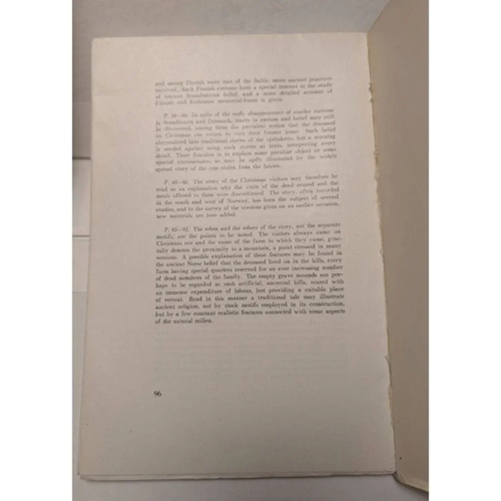 The Dead And The Living by Reidar Christiansen 1946 First Ed. Norwegian Folklore
